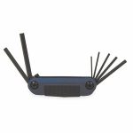 Hex Key Set, Folding Key Shape, Short, Number of Pieces 1 5TH09