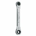Box End Wrench, Alloy Steel, Chrome, Head Size 3/16 inch, 1/4 inch, 1/2 inch, 9/16 inch