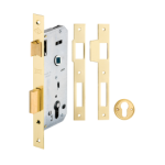 Kale Mortise Lock with Cylinder (Feature: 2-Throws - Surface: Nickel - Lock Body Size: 40mm - Cylinder Size: 70mm)