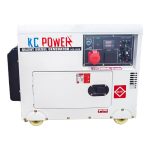 Portable Silent Diesel Generator, Maximum Output 5 kVA, Fuel Tank 16 Liter, 148 Kg
