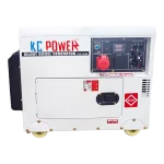 Portable Silent Diesel Generator, Maximum Output 6.87 kVA, Fuel Tank 16 Liter, 144 Kg