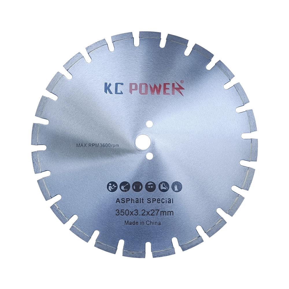 kcpower_disc_350x3_2x27mm-1.jpg قرص قطع الأسفلت ، 14 بوصة (350 مم) ، لآلة قطع الأسفلت - الصورة 1