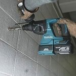 Cordless Brushless Rotary Hammer For Concrete , Wood , Steel , 24mm , 18V , 3.8kg