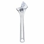 Adjustable Wrench, Alloy Steel, Satin, 18 inch, Jaw Capacity 2 1/16 inch