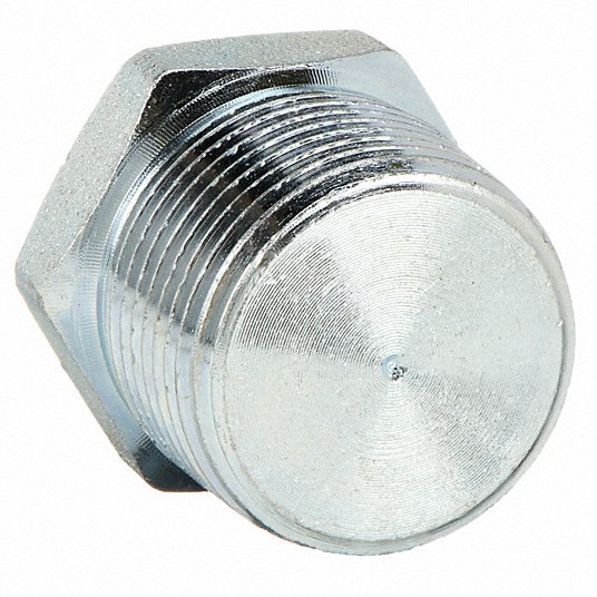 l3VwRFS2vXD7.jpg Hex Head Plug, Forged Steel, 1 1/2Inch Pipe Size, Male NPT - Image 1