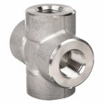 Cross, 316 Stainless Steel, 1/2Inch x 1/2Inch x 1/2Inch x 1/2Inch Fitting Pipe Size, Class 3000