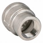 Reducing Coupling, 316 Stainless Steel, 1Inch x 3/4Inch Fitting Pipe Size, Female NPT x Female NPT - Image 2