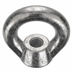 Standard Lifting Eye Nut, M16 x 2mm , Plain A2, Stainless Steel