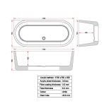 Free Standing Bath Tube - LAVENDER - Image 3