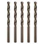 HSS-Co Stainless Steel And Metal Drill Bit Set, 5 x 86 mm, 5 pcs