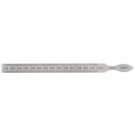 Taper Gauge, Gauge Style Flat Leaf, Range 0.0100 in to 0.1500 in, 0.30mm to 4mm, Steel