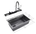 WaterFall Sink Set UT-7546 - Image 4