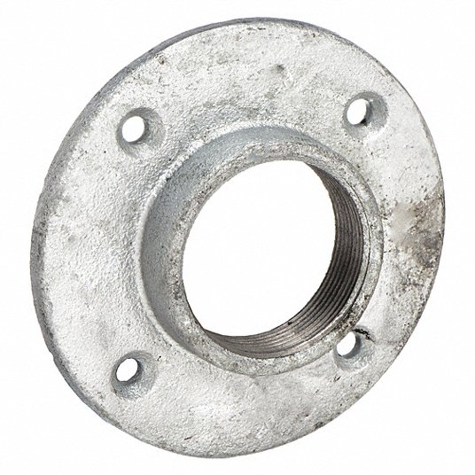 nBfwTFeVJjt6.jpeg Pipe Flange, Floor Flange, Malleable Iron, 1Inch Pipe Size - Image 1