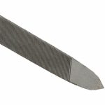 Machinists File, Triangular, Single-Cut, Smooth Cut, 6 inch Length without Tang, 15/64 inch Width