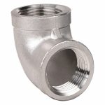 90° Elbow: 2Inch x 2Inch Fitting Pipe Size, 316 Stainless Steel, Female NPT x Female NPT, Class 150 - Image 2