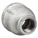 Reducing Coupling, Malleable Iron, 1/2 in x 3/8 in Pipe Size, NPT x NPT, Class 150 - Image 3
