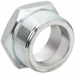 ​Hex Bushing: 2Inch x 1 1/2Inch Pipe Size, Forged Steel, NPT x NPT, Class 3000 - Image 2