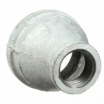 Reducing Coupling: Malleable Iron, 1 1/2 Inch x 1 Inch Pipe Size, NPT x NPT, Class 150 - Image 3