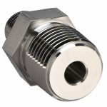Hex Long Nipple, 316 Stainless Steel, 1/2 in x 1/4 in Fitting Pipe Size, Male NPT x Male NPT - Image 2