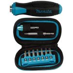 11 pcs Ratchet Screwdriver Pouch with Rachet Handle