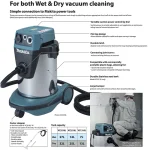 Vacuum Cleaner For Dry And Wet, Dust Box 32L / 27 L, 1050W, 14.5kg