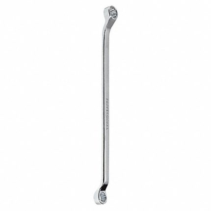 مفتاح ربط مغلق الوجهين, فولاذ, طبقة خارجية من الكروم, مقاس الرأس 12 مم, 13 مم, الطول الإجمالي 8 3/4 بوصة, 15 درجة