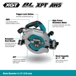 Cordless Circular Saw, 40V, 4,000 RPM, 235 mm ( 9 inches ), 4.3 kg - Image 3