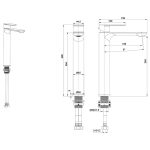 WB Mixer MONO L-size RIO Art#UG08BN - Nickel - Image 3