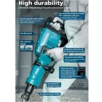 Jack Hammer Machine, 1,510W, 1,450 BPM, Anti-vibration, 17kg - Image 4