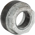 Hex Bushing: Malleable Iron, 3Inch x 2Inch Pipe Size, NPT x NPT, Class 150