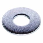 Steel Flat Washer, Zinc Plated Fastener Finish, Fits Bolt Sizes 5/8Inch, Pkg of 50