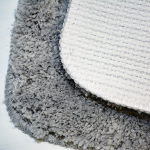 Shower Curtain Set, Floor Mat, Laundry Basket - QIWEN-116