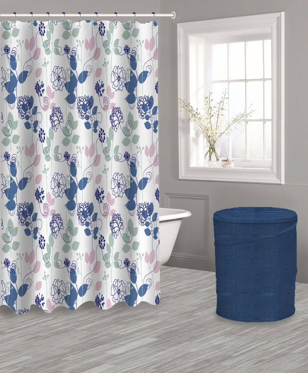 qiwen-1200.jpg Shower Curtain Set (3pcs) - Image 1