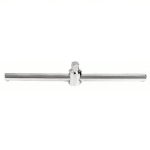 Sliding TEE-Handle, 3/8 inch Drive Size, 8 inch Overall Length, Smooth Grip, Alloy Steel, Chrome
