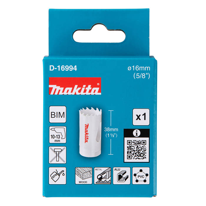 rP170DCAlm4L.jpg BIM Hole Saw Drill Bit ,For Metal, 16 mm - Image 1