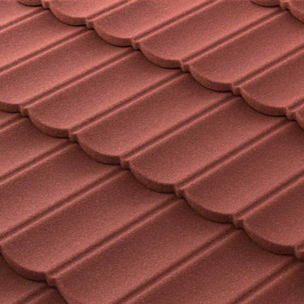 StoneChip Roof Tiles (Surface: Rio - Color: Red StoneChip)