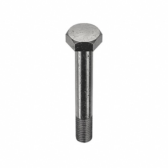 roK6WJxhkzTV.jpg Heavy Hex Bolt: Carbon Steel, Plain, Thread 11Inch, Head Width 1 1/16 in, 5 Pcs - Image 1