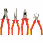 Insulated Plier Set, Insulated, 4 Pliers, Std Cushion Grip, Manual, Pouch, 2 - 5 Pliers Range - Image 2