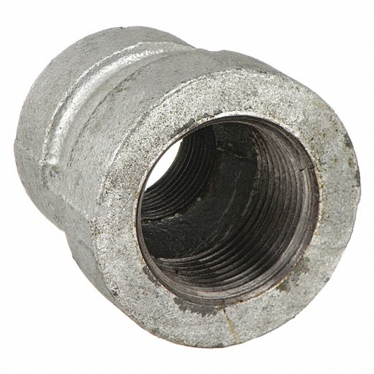 sKliztLdfNCc.jpg Reducing Coupling: 1 x3/4Inch, Malleable Iron, Galvanized, Female NPT x Female NPT, Class 300 - Image 1
