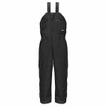 Bib Overalls, For Men's, XXL, 3 Pockets, Black