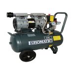 Silent Small Air Compressor, Oil Free, 24 Liter, 1HP, 220 Volt, 60Hz, Single Phase