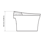 SMART WC F21 30 cm - Saudi Ceramics - Image 12