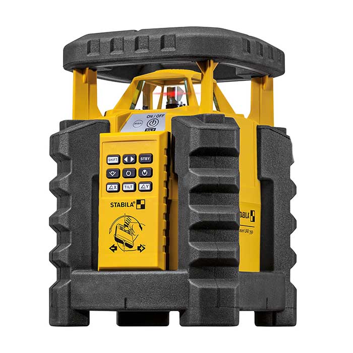 stabila_lar_350_1_QOXv-1.jpg ميزان ليزر ذاتي التسوية، محاذاة أفقية ورأسية، ميل على محورين، مساحة عمل تصل إلى 800 متر - الصورة 1