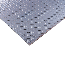 Steel Chequered Plates (Thickness (mm): 8 - Length (mm): 2440 - Width (mm): 1220)