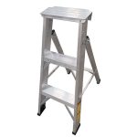 Aluminum Two-in-One Ladder Step 3 (0.9m) - Image 3