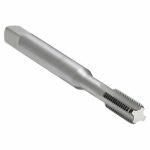 Straight Flute Tap, M4 x 0.7 Thread Size, 19.05 mm Thread Length, 54.10 mm Overall Length, Bottom