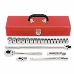 Socket Wrench Set, 10 mm to 26 mm 5C903