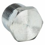Hex Head Plug: 1Inch Pipe Size, Forged Steel, Male NPT
