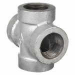 Cross: 316 Stainless Steel, 3/4 Inch x 3/4 Inch Fitting Pipe Size, Class 300