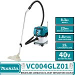 Cordless Brushless Vacuum Cleaner, 40 Volt, Capacity 15 Liter, 9.1Kg
